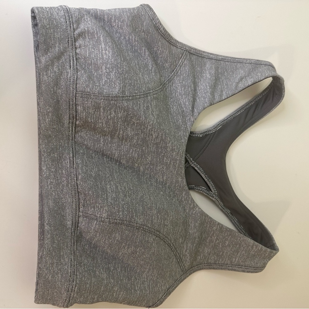 Gray Sports Bra